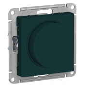 Светорегулятор (диммер) поворотно-нажимной, 315Вт SE AtlasDesign, изумруд