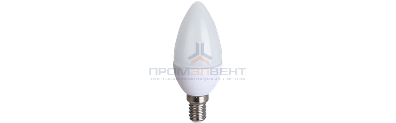 Ecola candle   LED  8,0W 220V E14 2700K свеча (композит) 100x37