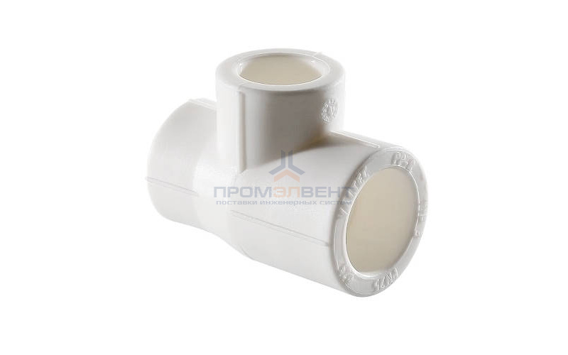 Тройник переходной VALTEC VTp.735 - 32 x 20 x 20 (для полипропиленовых труб под пайку, цвет белый)