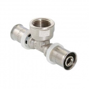 Тройник с переходом на внутреннюю резьбу VALTEC VTm.232 - 32 x 1"1/4 (прессовой, для металлопл.труб)