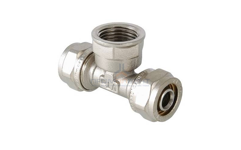 Тройник с переходом на внутреннюю резьбу VALTEC VTm.332 - 26 x 3/4