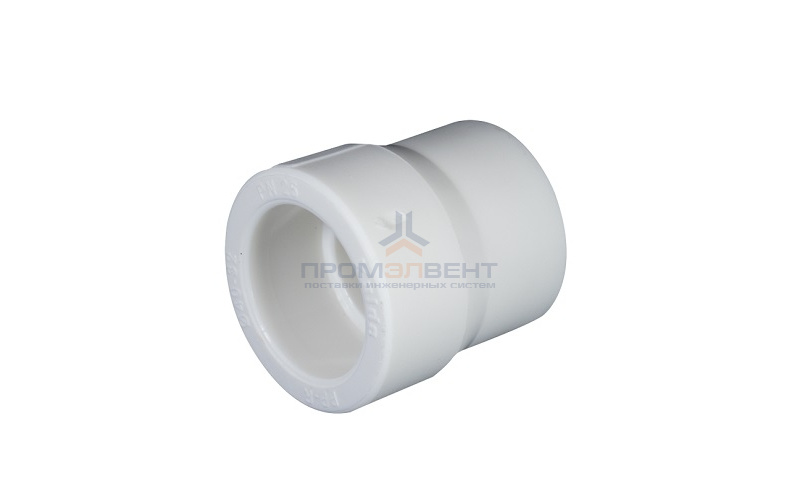 Муфта редукционная KALDE - 50 x 32 (для полипропиленовых труб под пайку, цвет белый)