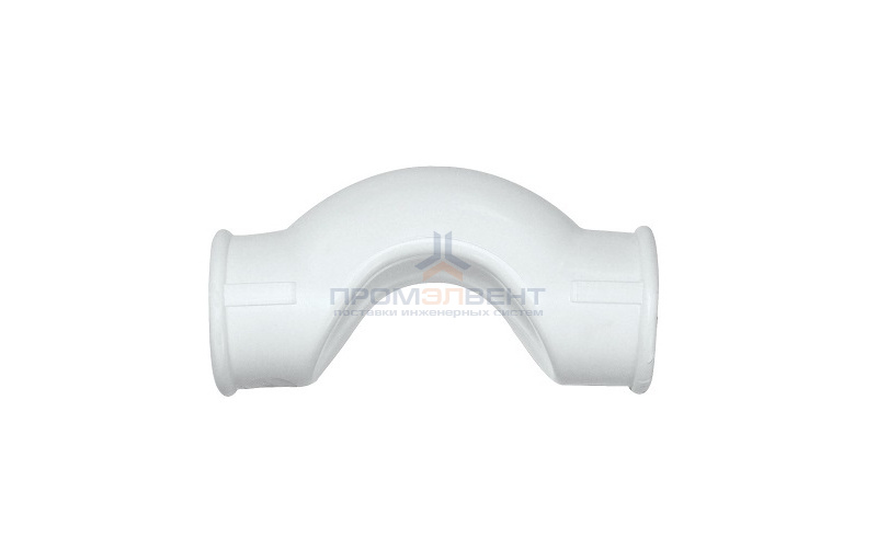 Обвод короткий KALDE - 20 (для полипропиленовых труб под пайку, цвет белый)