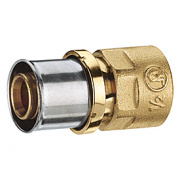 Переход на внутреннюю резьбу Giacomini RM109 - 16x2.0 x 1/2" (прессовой, для металлопластик.труб)