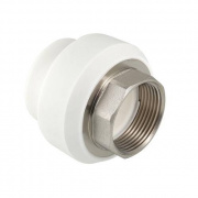 Переход на внутреннюю резьбу под ключ VALTEC VTp.706 - 40 x 1" (для полипропиленовых труб, белый)