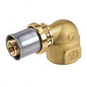 Переход на внутреннюю резьбу угловой Giacomini RM129 - 20x2.0 x 3/4" (прессовой, для металлопл.труб)