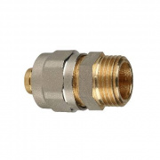 Переход на наружную резьбу STOUT - 26 x 1" (винтовой, для металлопластиковых труб)