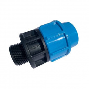 Переход на наружную резьбу ДЖИЛЕКС - 25 x 1/2" (винтовой, для труб ПНД)