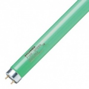 Люминесцентная лампа T8 Sylvania F 18W/GREEN G13, 590 mm, зеленая