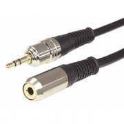 Шнур 3.5 Stereo Plug-3.5 Stereo Jack 5М GOLD-металл