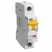 Автоматический выключатель ВА 47-60 1Р 16А 6 кА характеристика С ИЭК (автомат)