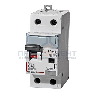 Дифавтомат Legrand DX3 АВДТ 1П+Н C40А 30MA тип Hpi