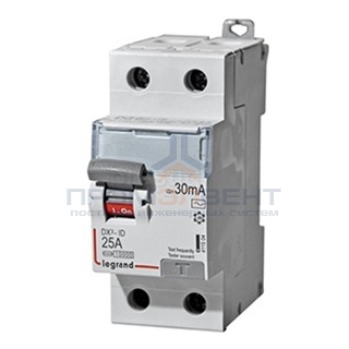 УЗО Legrand DX3 ВДТ 2П 25А 30мА тип AC