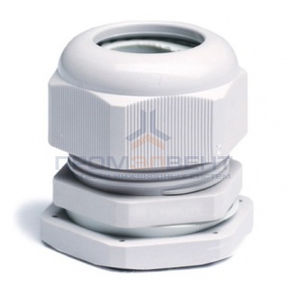 Зажим кабельный с контргайкой DKC IP68, PG21, диаметр кабеля 13-18мм