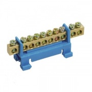 Шина нулевая на DIN-изолятор типа Стойка ШНИ-6х9-10-С-С